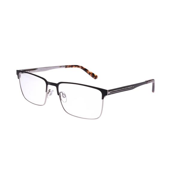 New Wide Guyz Black & Silver JIMMY Eyeglass 59/18/150 for The Stylish Large Man - Picture 1 of 2
